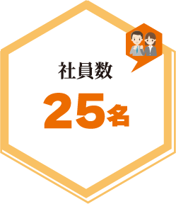 社員数25名